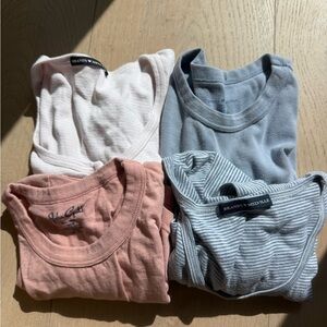 Bundle of four Brandy Melville/John Galt t-shirts